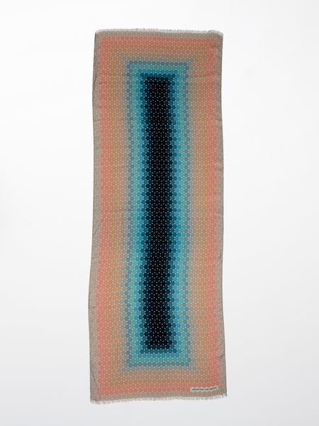 DS-1025 “COTTON CANDY" - JONATHAN SAUNDERS DIGITAL PRINT CASHMERE MODAL SCARF. MADE IN ITALY