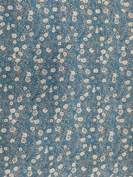 RV-8090W-A RETRO FLORAL PRINT VISCOSE RAYON. ITALY.