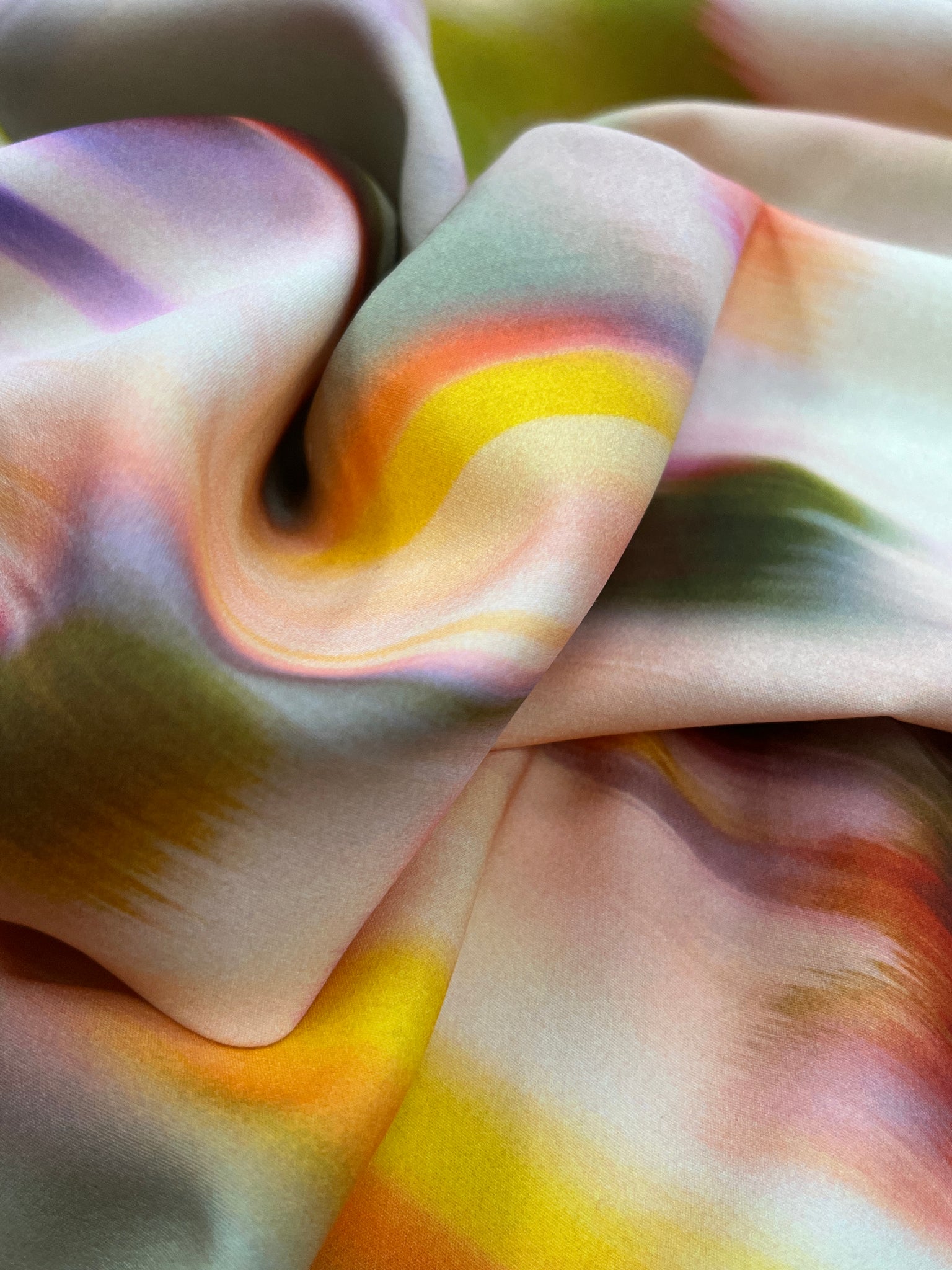 SCK-7857W MARINA RINALDI ABSTRACT PRINT NEOPRENE PONTE. ITALY
