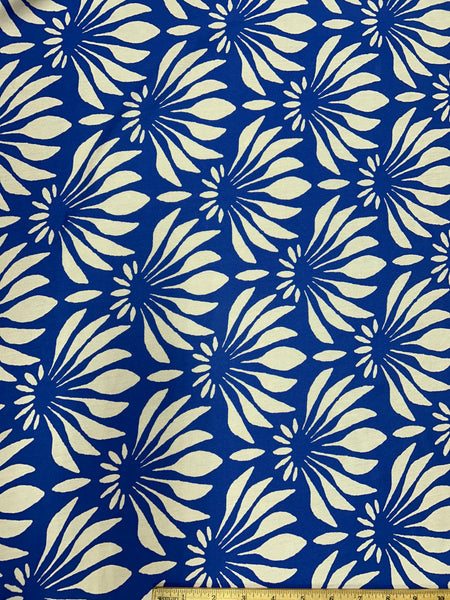 S-8026W PETALS PRINT SILK VISCOSE CHARMEUSE. ITALY