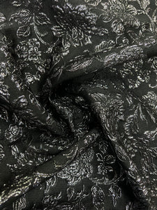 MB-9099W DESIGNER FLORAL PRINT SILK BLEND JACQUARD.J. CHOO. ITALY