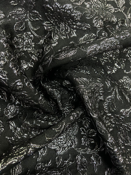 MB-9099W DESIGNER FLORAL PRINT SILK BLEND JACQUARD.J. CHOO. ITALY