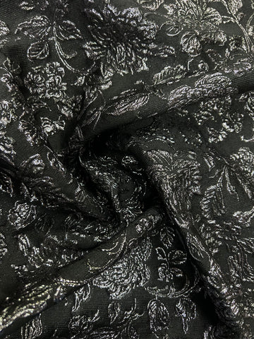 MB-9099W DESIGNER FLORAL PRINT SILK BLEND JACQUARD.J. CHOO. ITALY