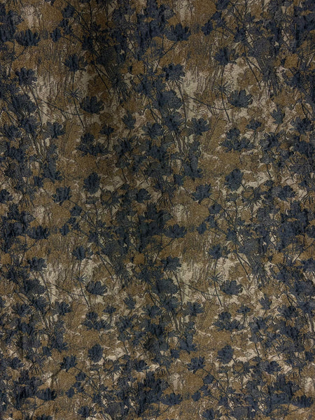 MB-91002W DESIGNER FLORAL WOOL BLEND JACQURD.ITALY.