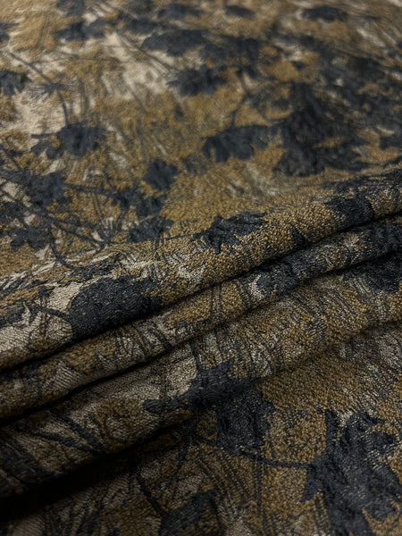 MB-91002W DESIGNER FLORAL WOOL BLEND JACQURD.ITALY.