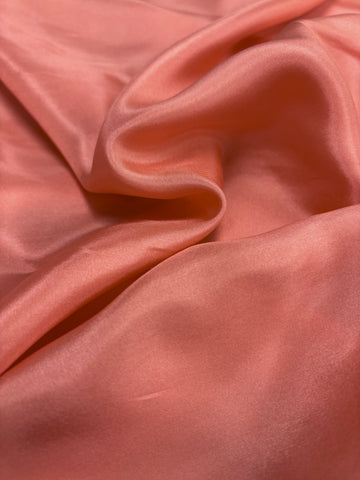 S-9107W SALMON COLOR SILK HABUTAI. FRANCE.