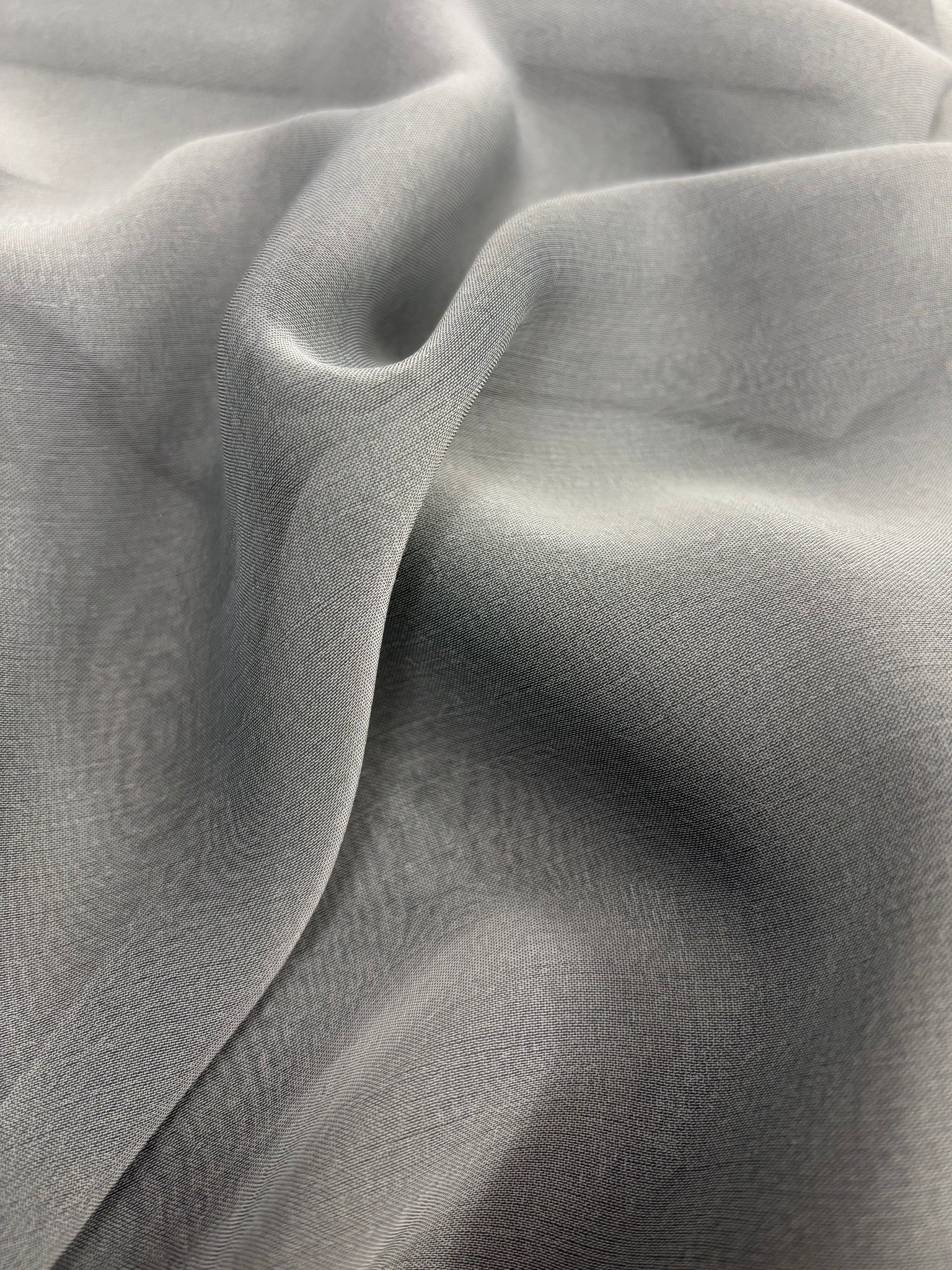 S-9116W OYSTER COLOR SILK CHIFFON. FRANCE.