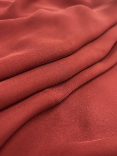 S-9110W MAHOGANY COLOR SILK DE CHINE. FRANCE.