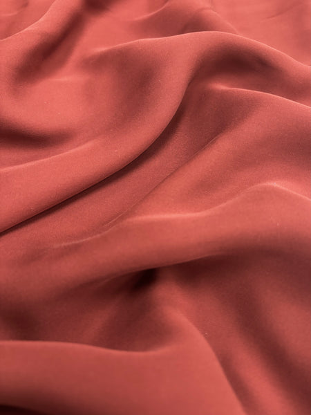 S-9110W MAHOGANY COLOR SILK DE CHINE. FRANCE.