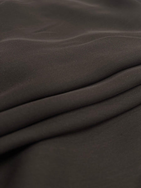 S-9113W ESPRESSO COLOR SILK GEORGETTE. FRANCE.