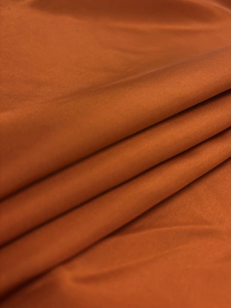 S-9106W ORANGE CINNAMON COLOR SILK HABUTAI. FRANCE.