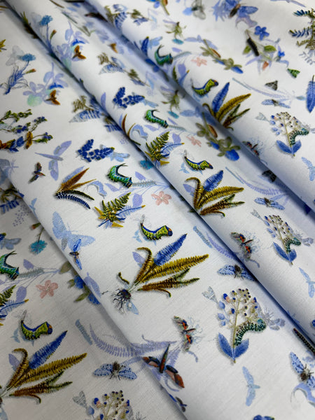 CP-8048W BOTANICAL PRINT COTTON POPLIN. LEGGIUNO. ITALY