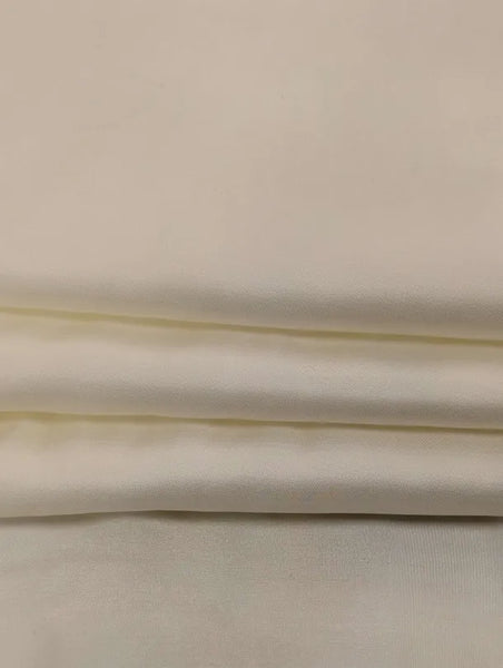 RV-9042W-A VANILLA WHITE VISCOSE CHARMEUSE. ITALY