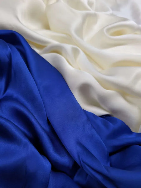 RV-9042W-A VANILLA WHITE VISCOSE CHARMEUSE. ITALY