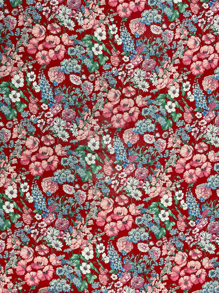 BFS-222 FLORAL VISCOSE GEORGETTE. FRANCE.