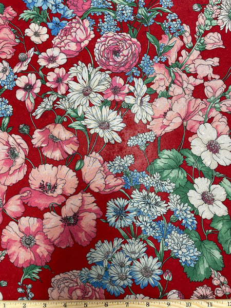 BFS-222 FLORAL VISCOSE GEORGETTE. FRANCE.