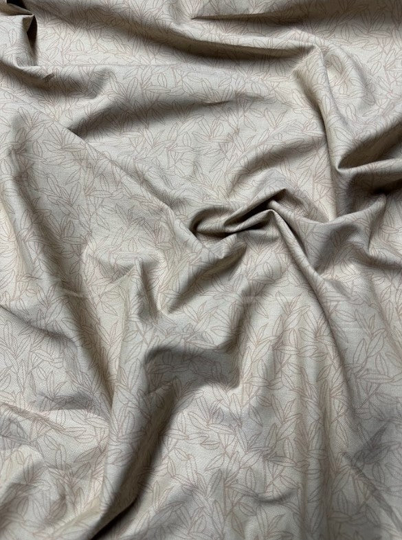 CP-9129W-A DESIGNER LEAF OUTLINE PRINT OXFORD COTTON. HUGO BOSS. ITALY