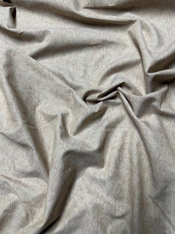 CP-9129W-A DESIGNER LEAF OUTLINE PRINT OXFORD COTTON. HUGO BOSS. ITALY