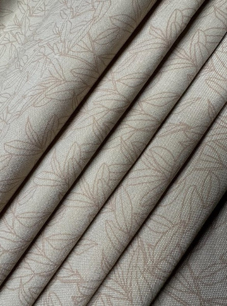 CP-9129W-A DESIGNER LEAF OUTLINE PRINT OXFORD COTTON. HUGO BOSS. ITALY