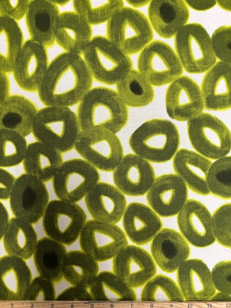 CK-9139W GOUACHE AVOCADO PRINT VISCOSE KNIT. ITALY