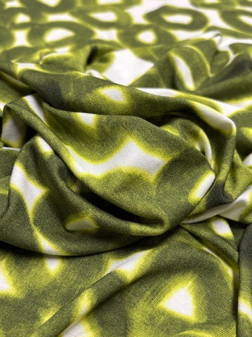 CK-9139W GOUACHE AVOCADO PRINT VISCOSE KNIT. ITALY