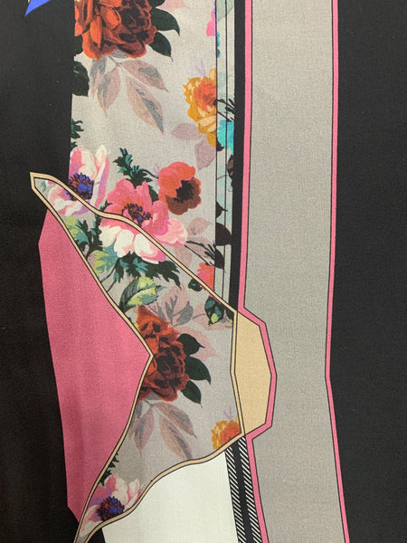 DS-1020 "VIENNA" - JONATHAN SAUNDERS DIGITAL PRINT SILK CHIFFON SCARF. MADE IN ITALY