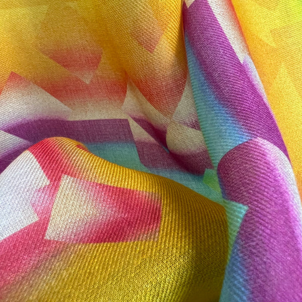 PP-5013 "RAINBOW DANCE" - PETER PILOTTO DIGITAL PRINT MODAL AND CASHMERE SCARF. MADE IN ITALY