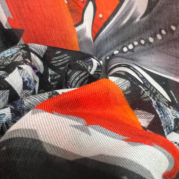 PP-5007 "CAESAR" - PETER PILOTTO DIGITAL PRINT MODAL CASHMERE SCARF. MADE IN ITALY