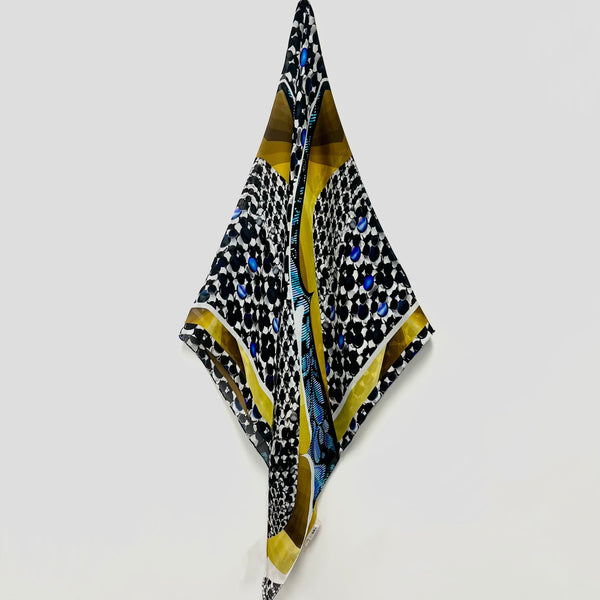 PP-5001 "STELLA" - PETER PILOTTO DIGITAL PRINT SILK SCARF. MADE IN ITALY