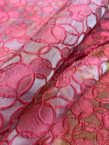 TIE-DYE BUBBLY DESIGN JACQUARD. ITALY