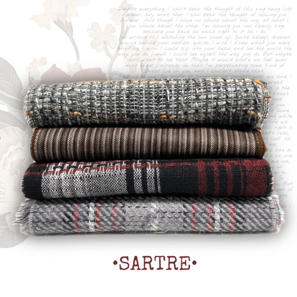 SARTRE - Wool Mélange Scarves - Made in Italy