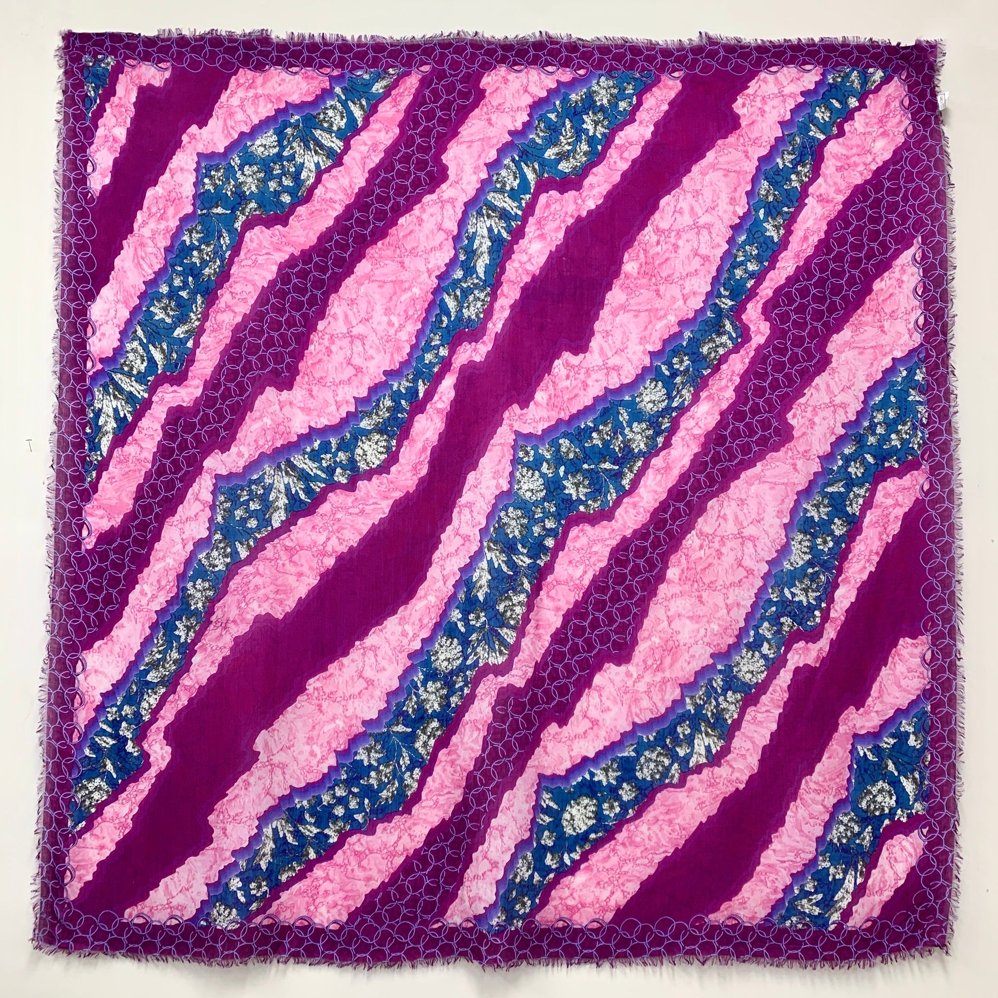 DS-2011 "PALCOYO" - PETER PILOTTO DIGITAL PRINT CASHMERE MODAL SCARF. MADE IN ITALY