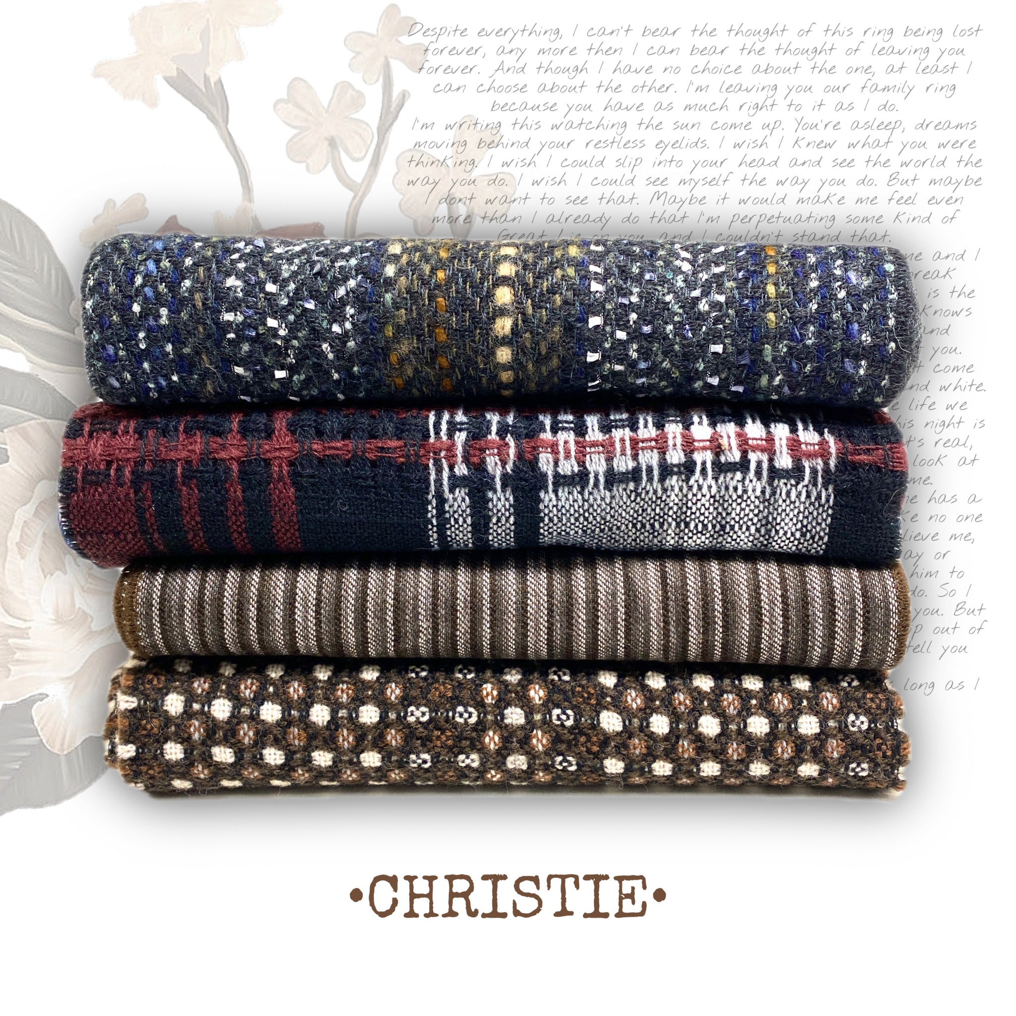 CHRISTIE - Wool Mélange Scarves - Made in Italy