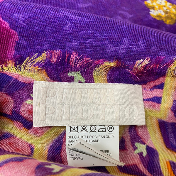DS-2000 "KILIMANJARO" - PETER PILOTTO DIGITAL PRINT CASHMERE MODAL SCARF. MADE IN ITALY