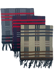 OAKLEY - Plaid Mélange Scarves - Made in Italy